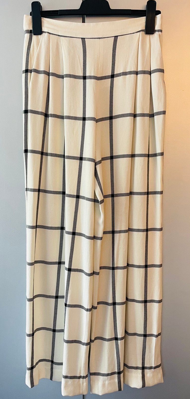 Massimo Dutti: Pantalon, Ecru, Verzenden, Zo goed als nieuw, Maat 38/40 (M), Lang