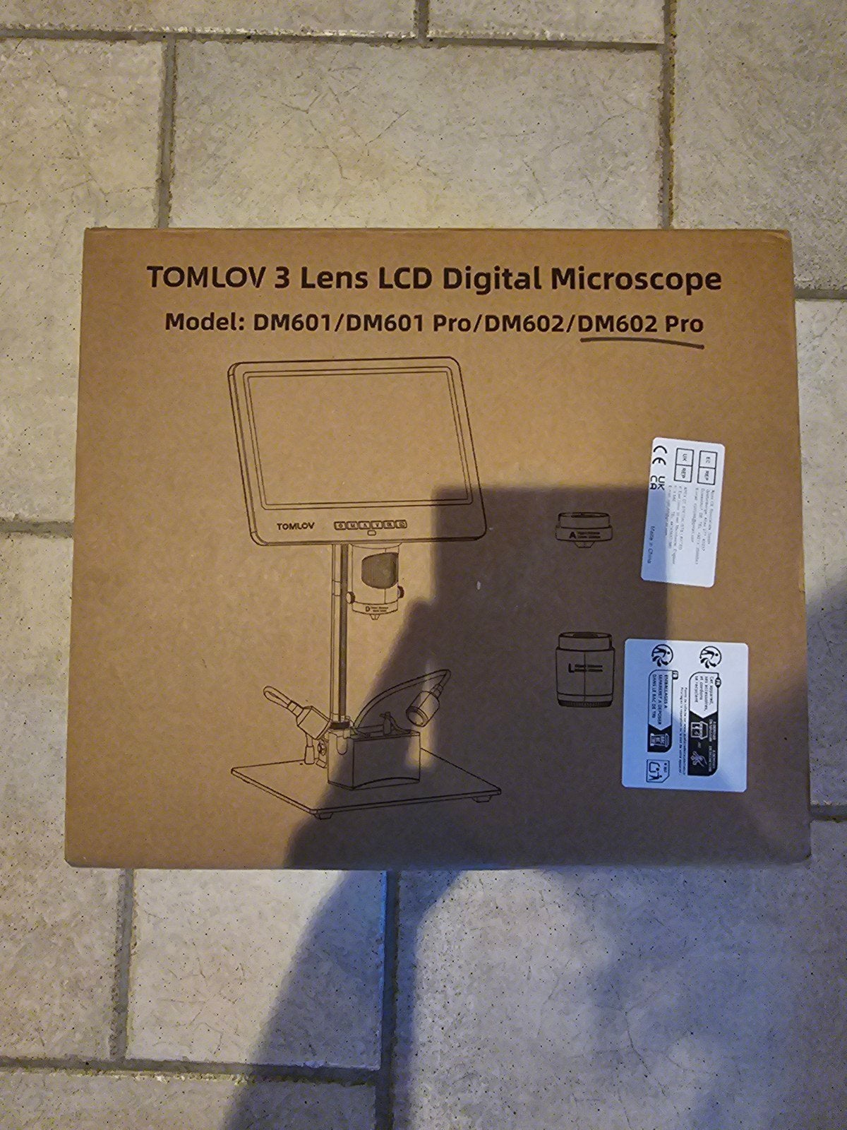 Tomlov DM602 Pro Digitale Microscoop - Nieuw in doos, Audio, Tv en Foto, Ophalen of Verzenden, Nieuw, 1000x of meer, Biologische microscoop
