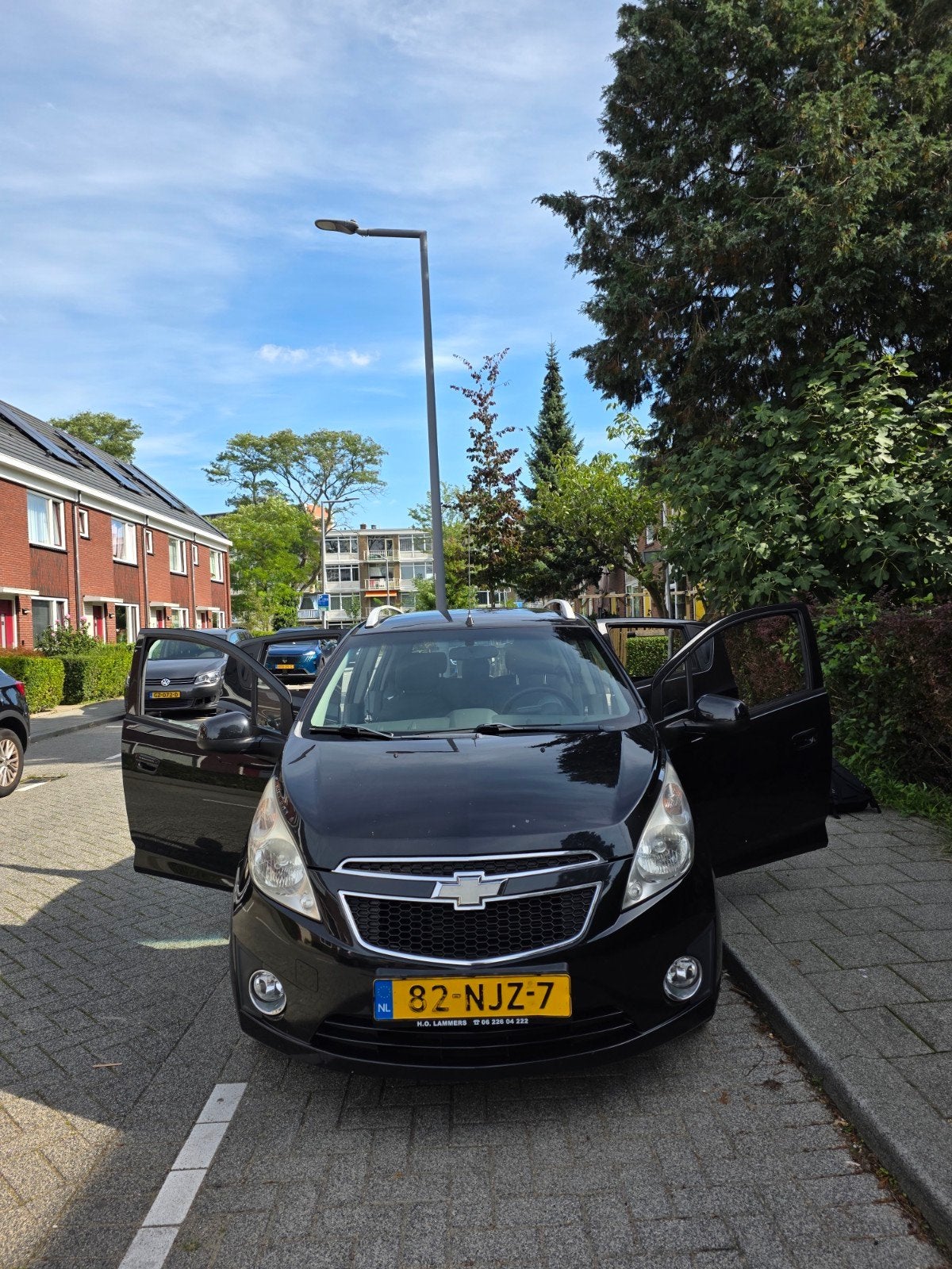 Chevrolet Spark 1.0 Bifuel 2010 Zwart, 15 km/l, 37 €/maand, 4 cilinders, Zwart