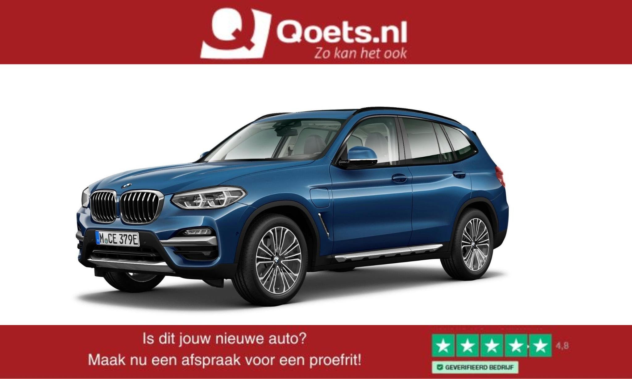BMW X3 xDrive30e High Executive Luxury Line - Trekhaak - Pan, Auto's, Gebruikt, 4 cilinders, Met garantie (alle), Blauw