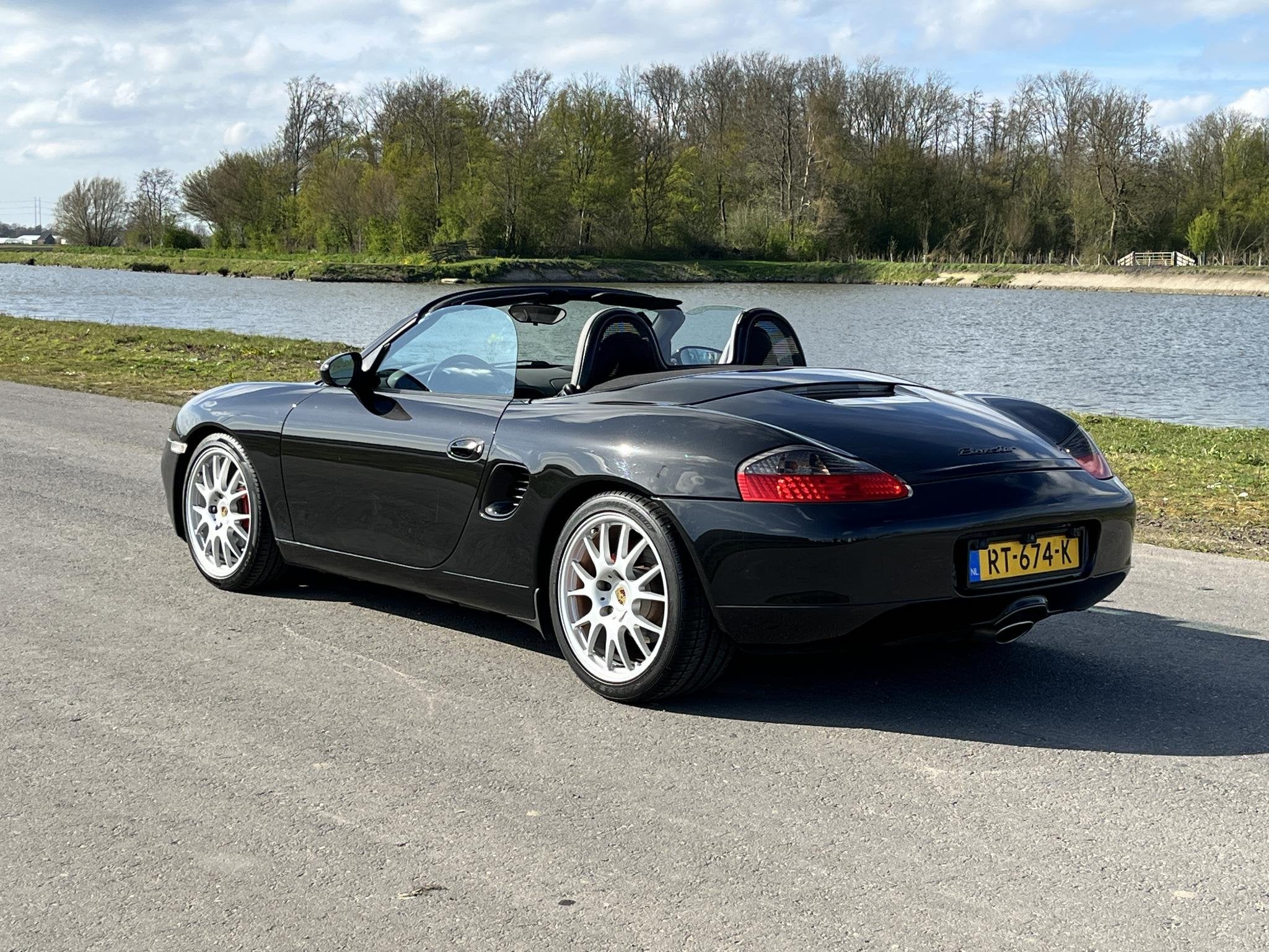 Porsche Boxster 2.5 Tiptronic Clima, soft-top, pdc achter, l, Automaat, Parkeersensor, Gebruikt, Cabriolet