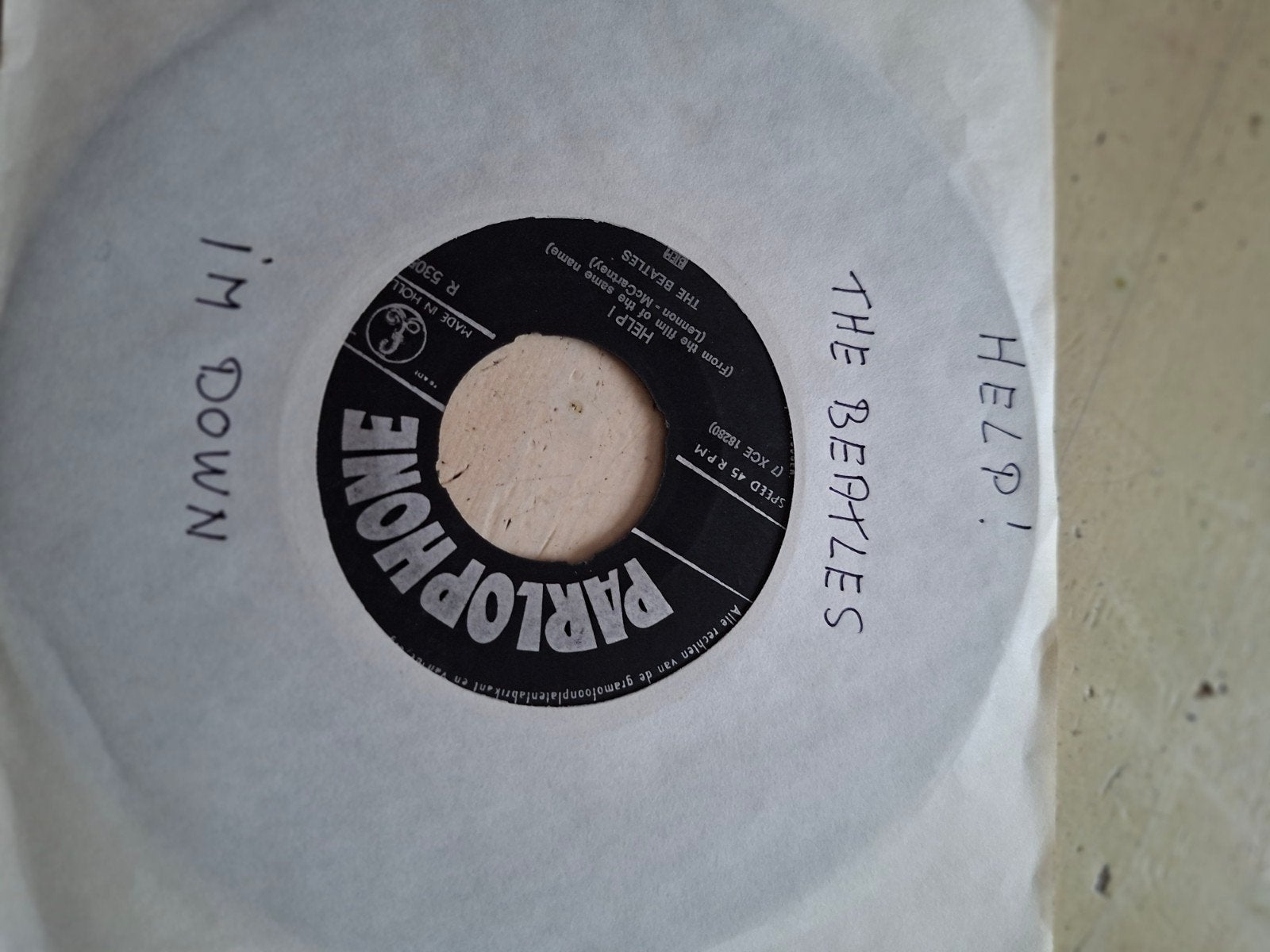 The Beatles - Help! / I'm Down (Vinyl Single), Cd's en Dvd's, Vinyl Singles, Gebruikt, Originele persing, 7 inch, Ophalen of Verzenden