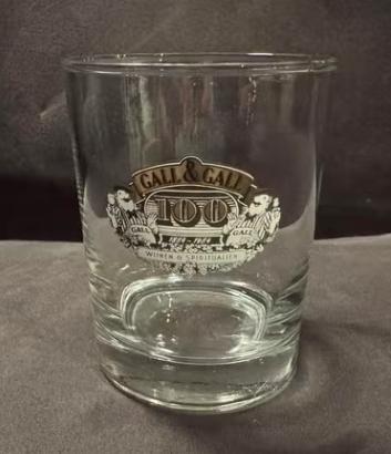 Whiskyglas Gall & Gall 100 jaar, Ophalen of Verzenden, Zo goed als nieuw, Overige typen