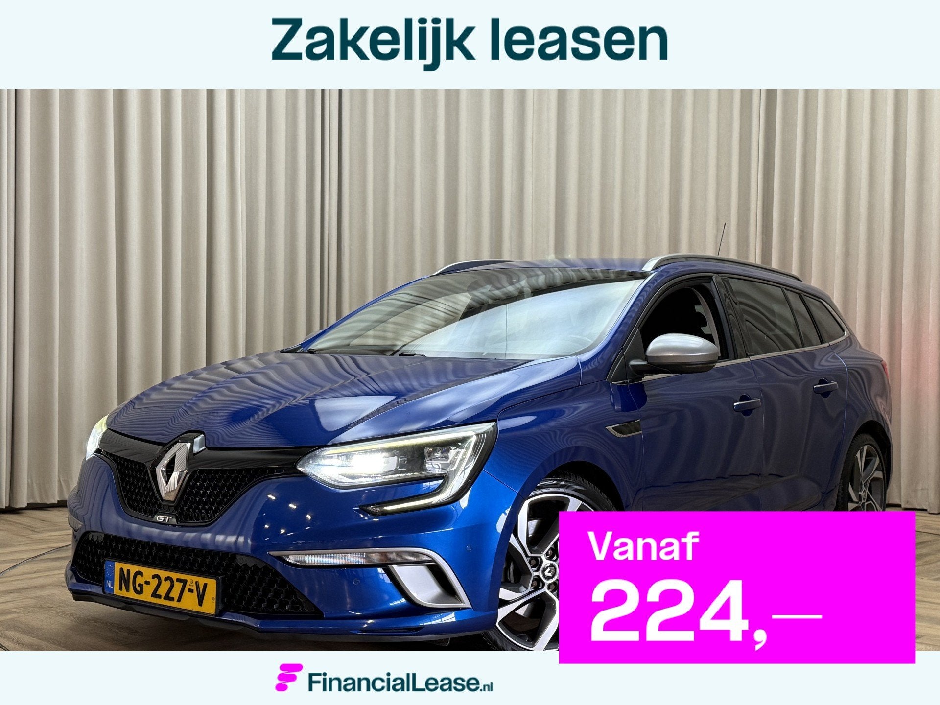Renault Mégane Estate 1.6 TCe GT OrgNL! / Bose / Alcantara, 1618 cc, Gebruikt, 4 cilinders, Met garantie (alle)