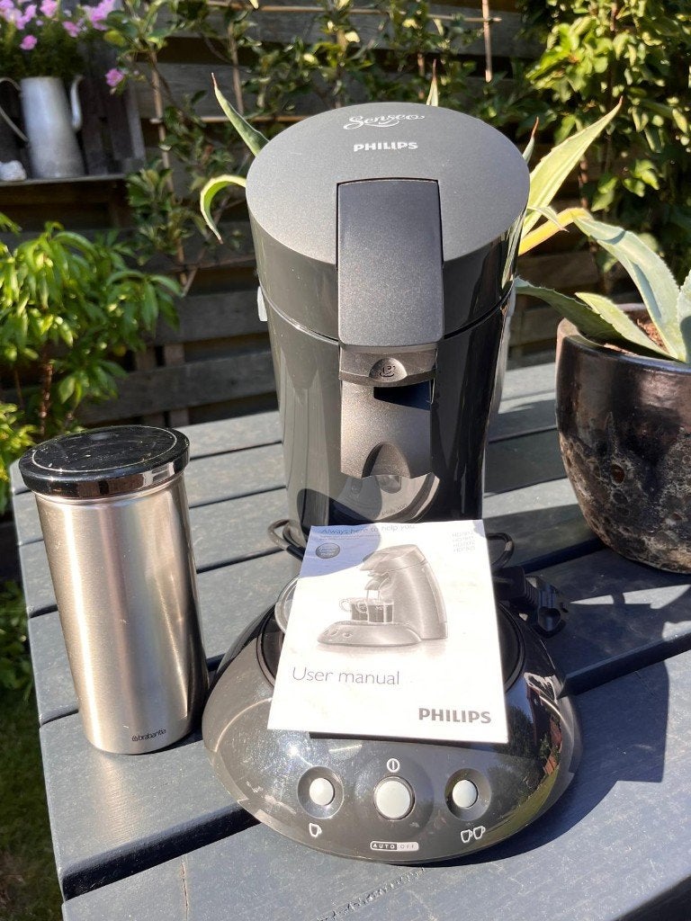 Senseo HD 7810 Zwart Originele, nu met gratis Voorraadbus, Witgoed en Apparatuur, Koffiemachine, Ophalen of Verzenden, Zo goed als nieuw