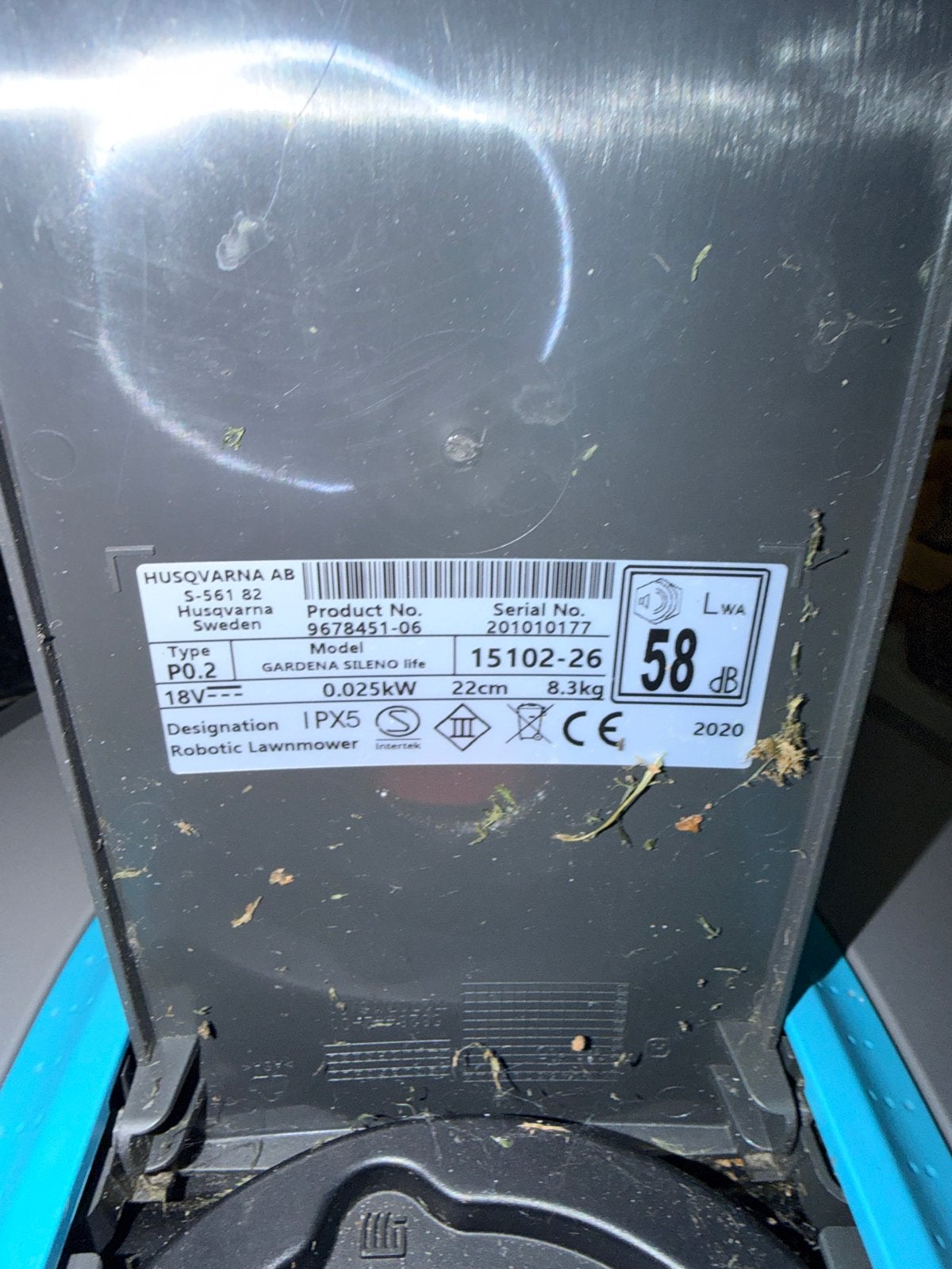 Gardena Sileno Life robotmaaier (zonder laadstation), Ophalen of Verzenden, Gebruikt, 20 tot 25 cm