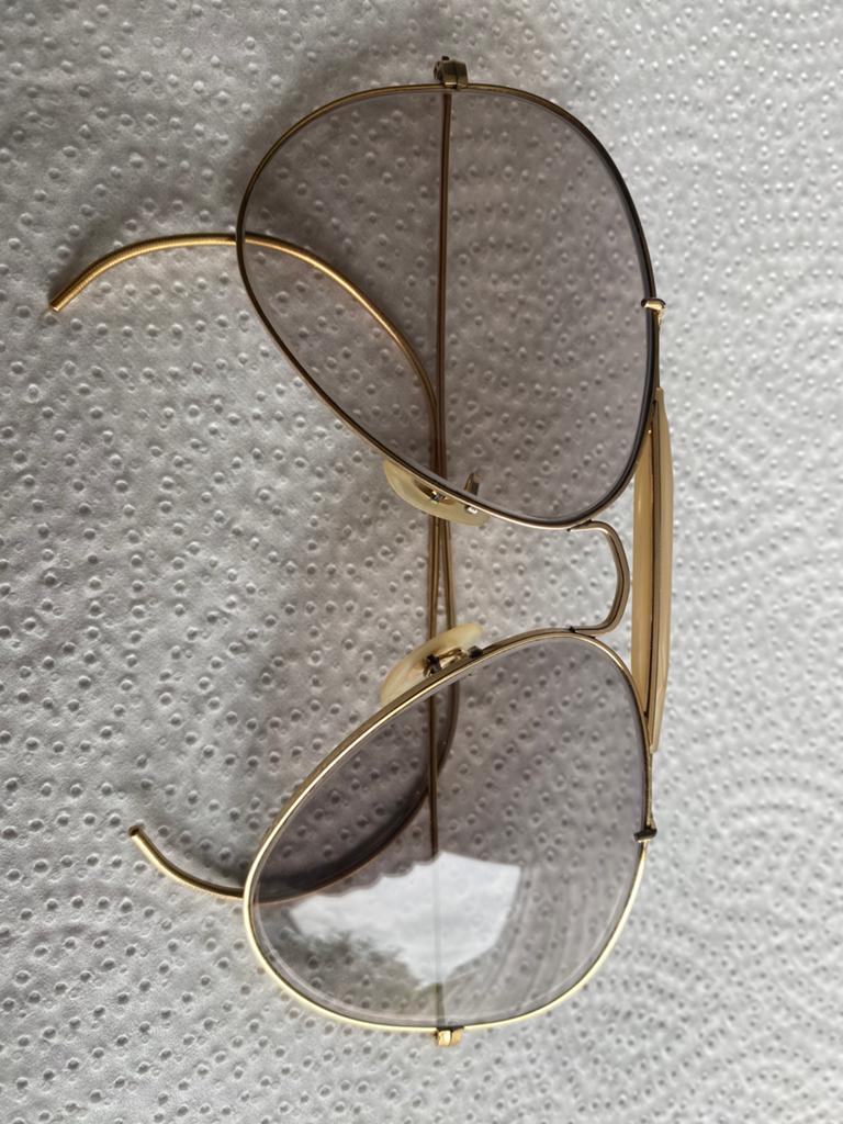 Ray ban Aviator model 58-14 B&L vintage, Ophalen of Verzenden, Zo goed als nieuw, Bril, Overige merken