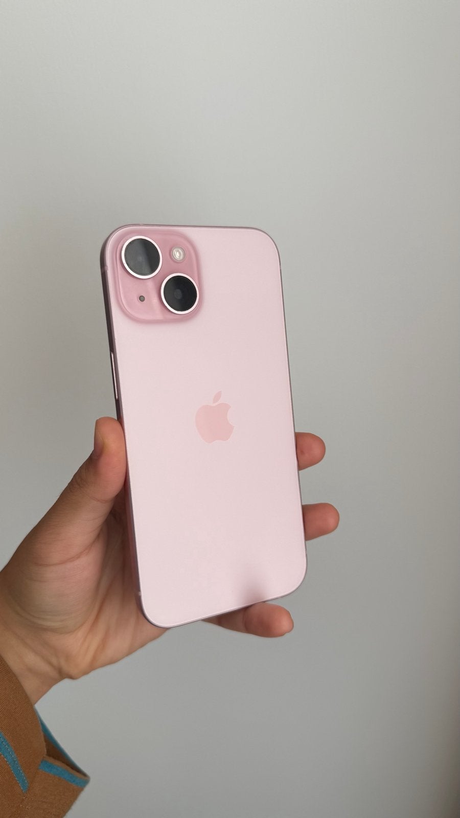iPhone 15 Roze met doos, Ophalen, Gebruikt, Roze, IPhone 15