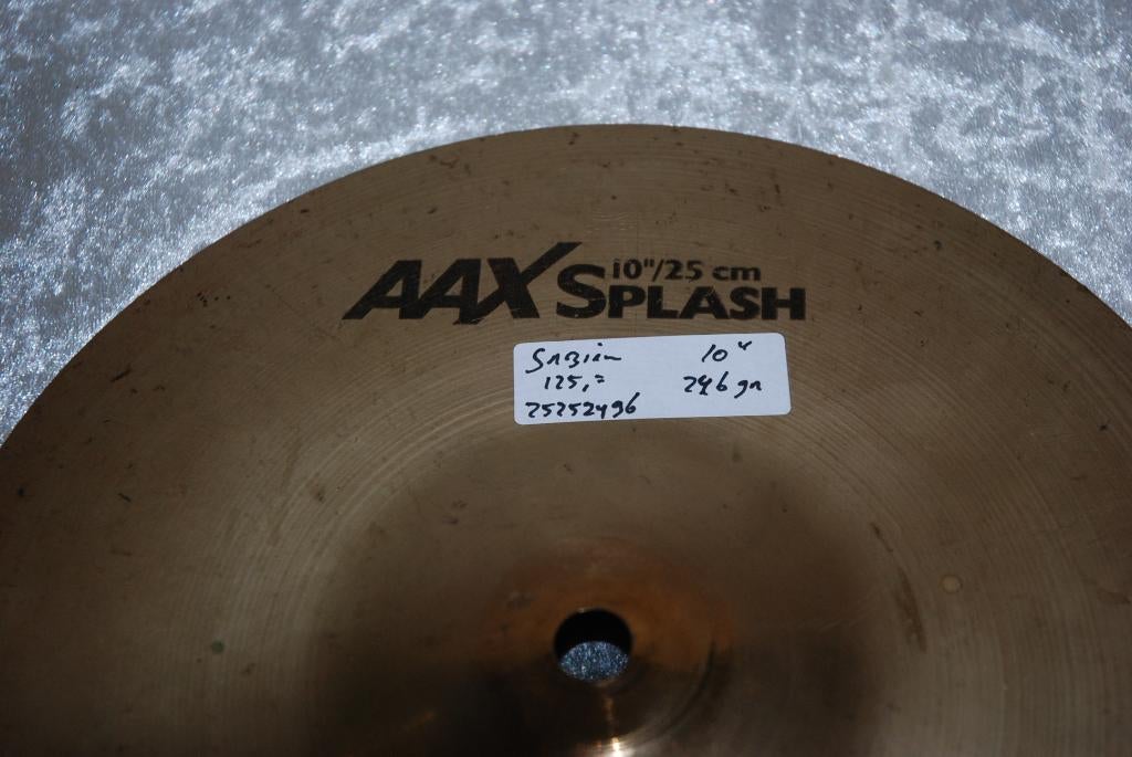 Sabian AAX splash bekken 246gr 10 inch  <25252496>, Sabian, Gebruikt, ., Drums of Percussie
