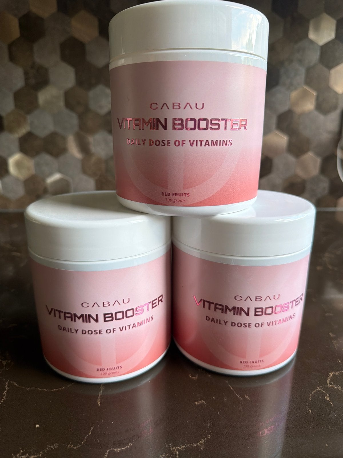 CABAU Vitamin Booster Red Fruits - Dagelijkse Vitaminen, Ophalen, Nieuw, Poeder of Drank