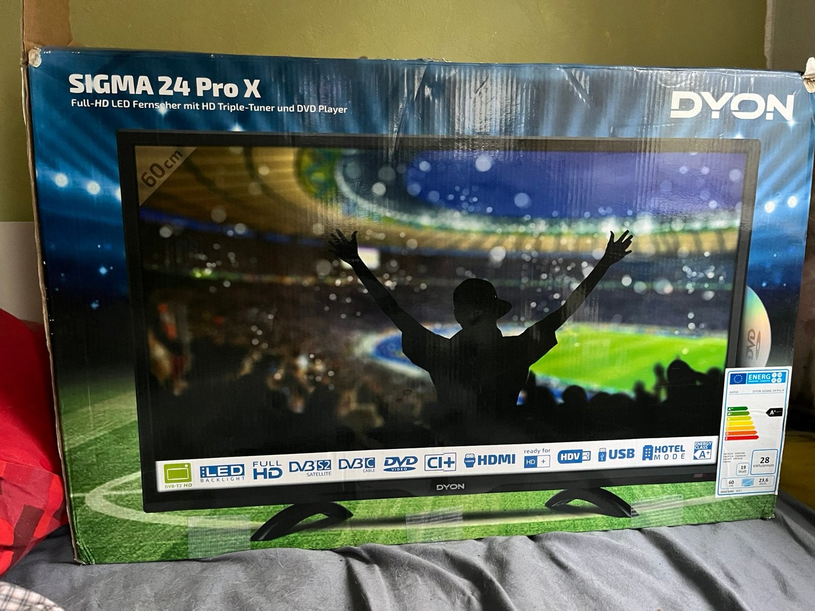 Complete TV-set voor Camper of Caravan – DYON 24" (DVD), Overige merken, LED, Verzenden, 50 Hz