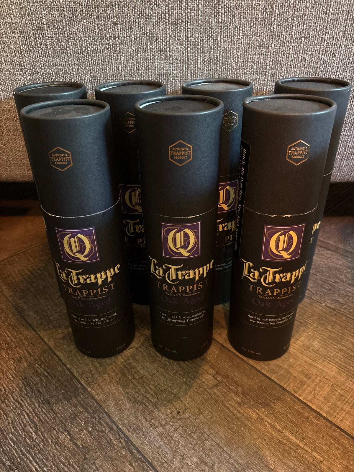 La Trappe Oak Aged Trappist Bier - Batches 40-47, Verzamelen, Overige Verzamelen, Nieuw, Ophalen of Verzenden