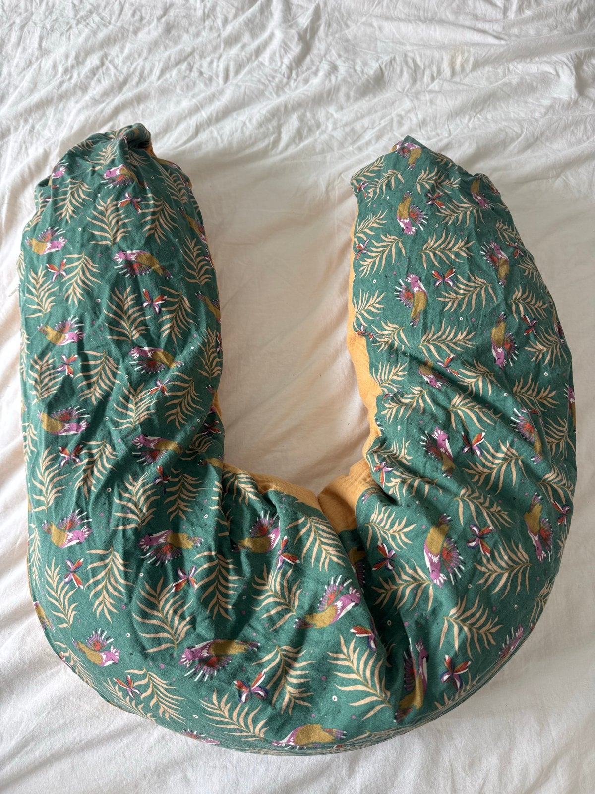 Snoozzz voedingskussen met jungle print, Ophalen, Zo goed als nieuw