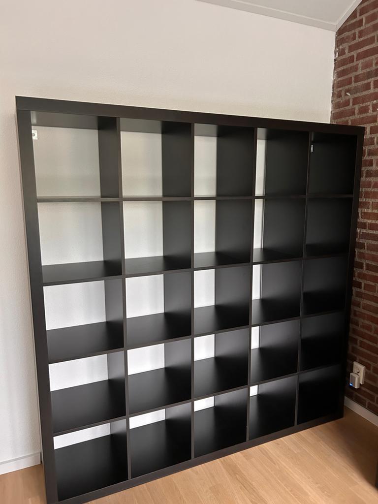 Kallax Open Kast 5x5 vakken, Ophalen, Met plank(en), 150 tot 200 cm, Zo goed als nieuw