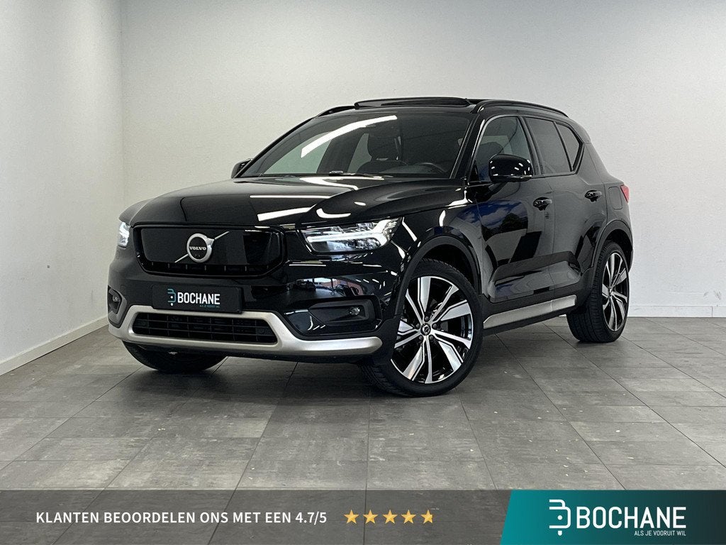 Volvo XC40 Recharge P8 AWD R-Design | 93% SOH | Trekhaak | H, 34 min, Gebruikt, Zwart, Origineel Nederlands
