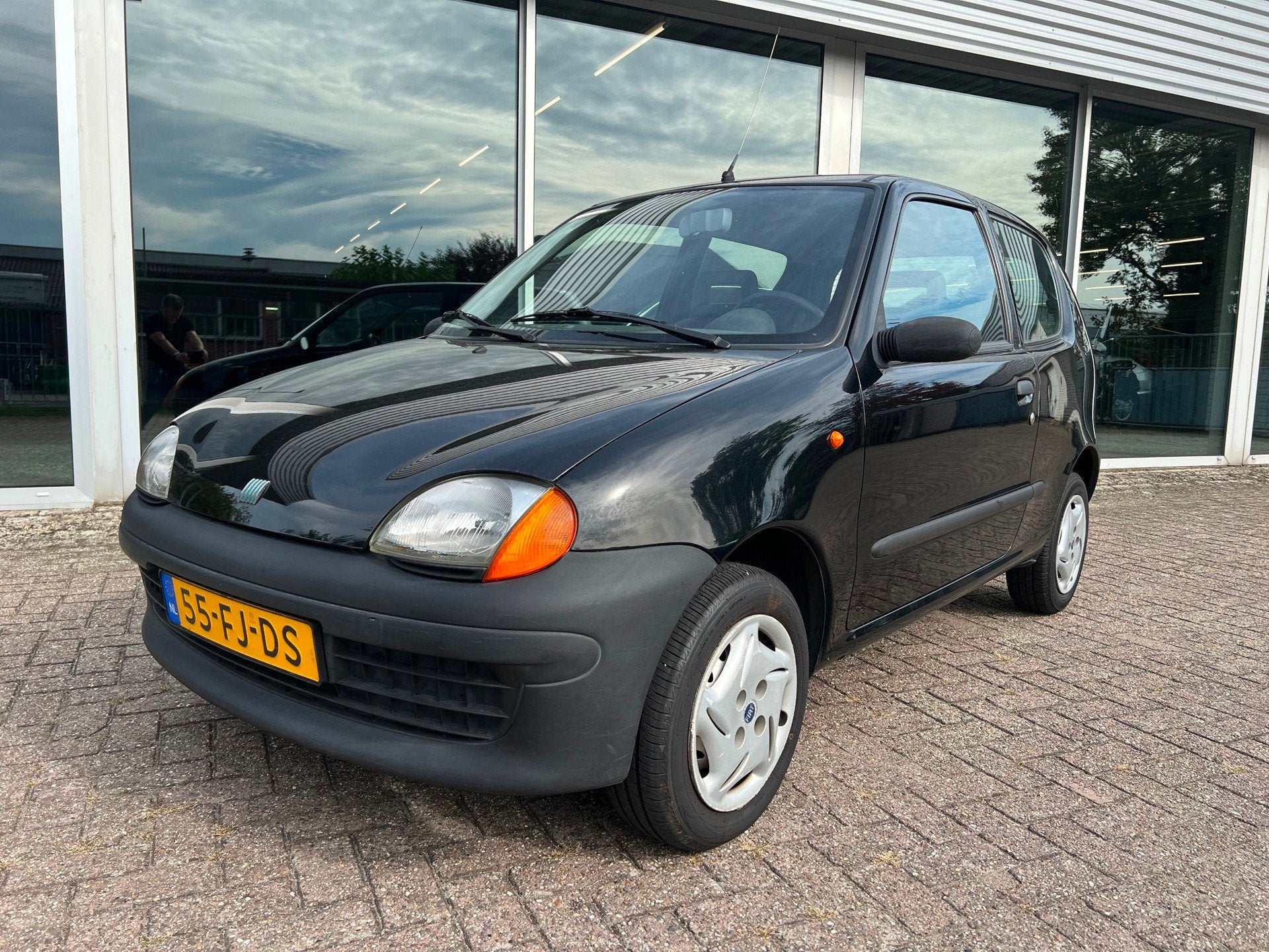 Fiat Seicento 1100 ie Young, 68.000 KM, Zwart, Origineel Nederlands, Handgeschakeld, Onderhoudsboekje