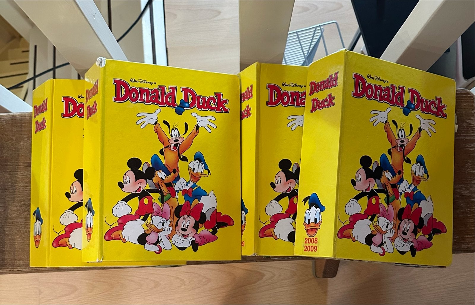 Mappen vol Donald Ducks - Jaargangen 2008 en 2009, Boeken, Stripboeken, Gelezen, Meerdere stripboeken, Ophalen of Verzenden