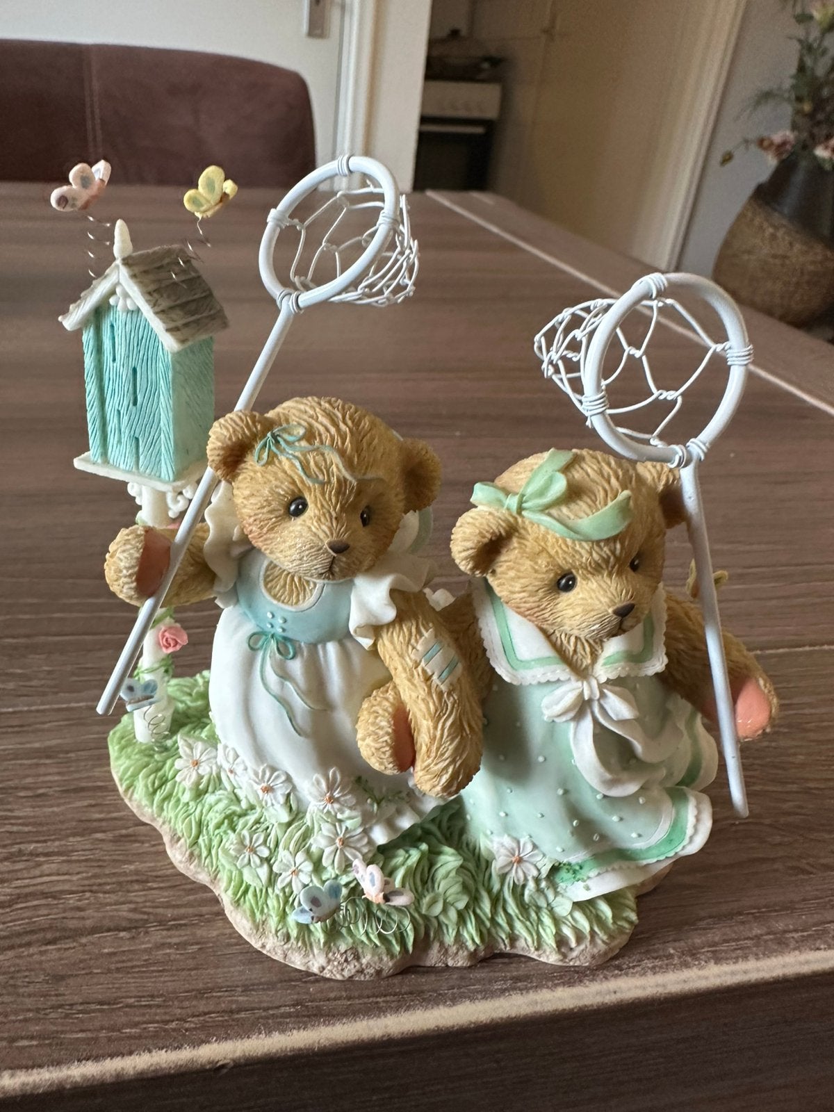 Cherished teddies farrah en Annabel uit 2002, Ophalen of Verzenden, Zo goed als nieuw, Beeldje, Cherished Teddies