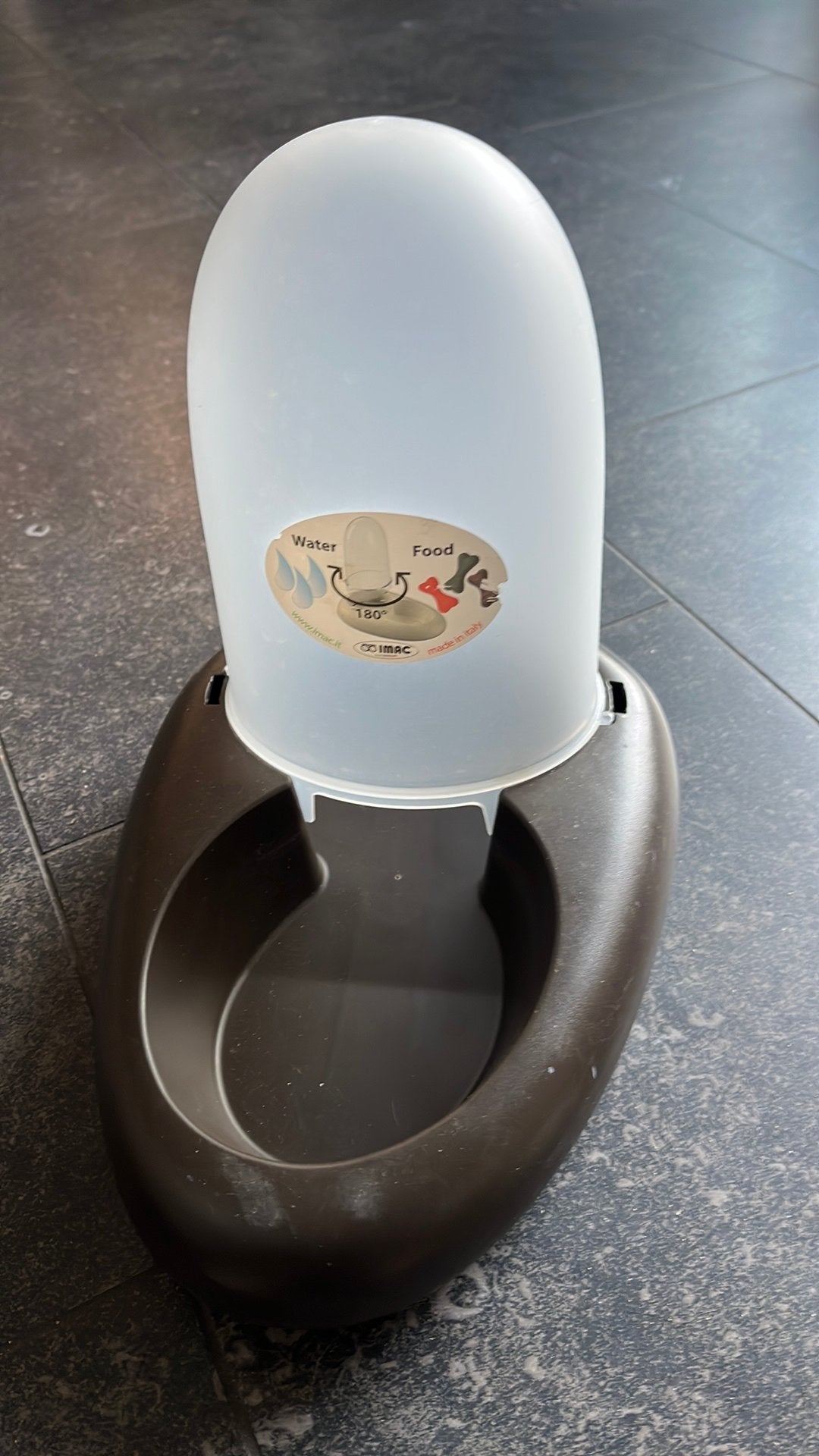 IMAC Ciottoli 2-in-1 hond/ kat voer of drinkbak, Ophalen, Zo goed als nieuw
