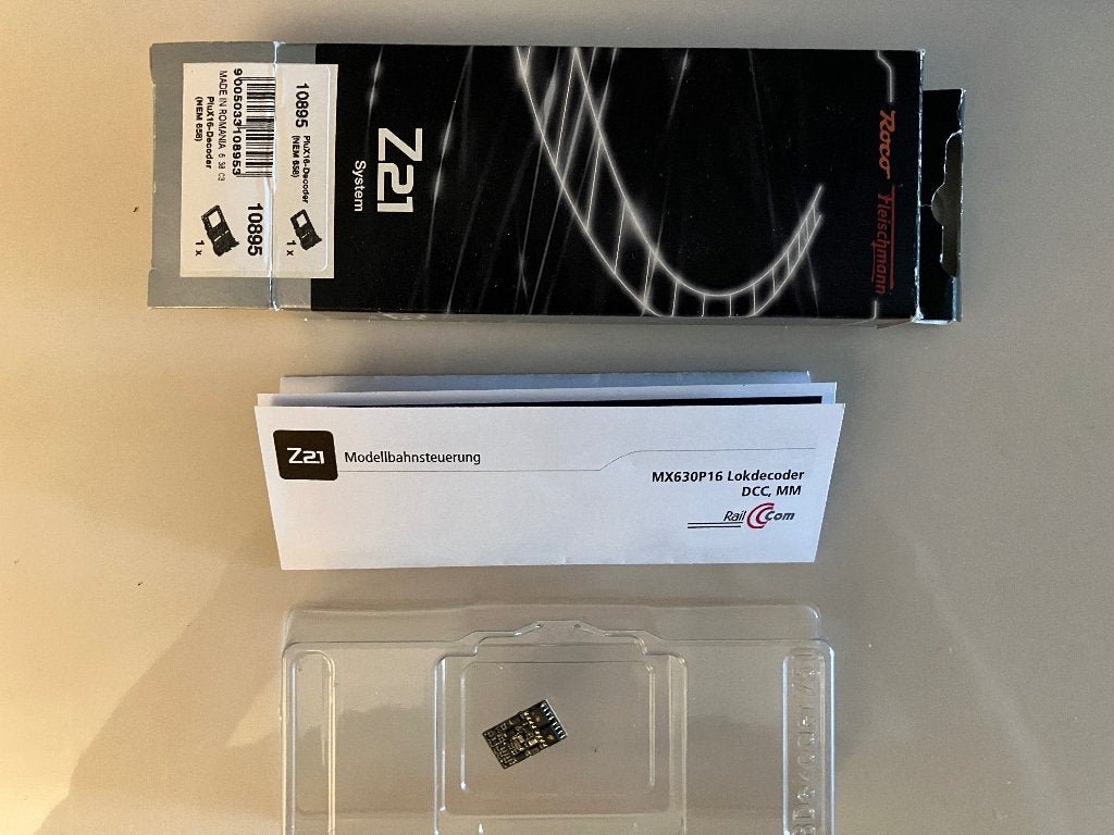 Roco 10895 / Zimo MX630P16 decoder, Hobby en Vrije tijd, Gelijkstroom, Verzenden, Overige typen, Nieuw