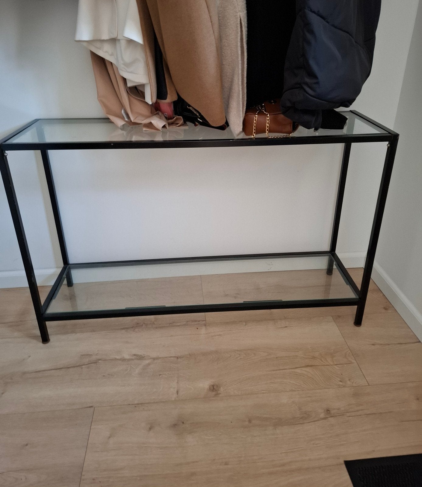 want/side tafel/decoratie/, Huis en Inrichting, Tafels | Sidetables, Ophalen, Zo goed als nieuw, 25 tot 50 cm, Rechthoekig
