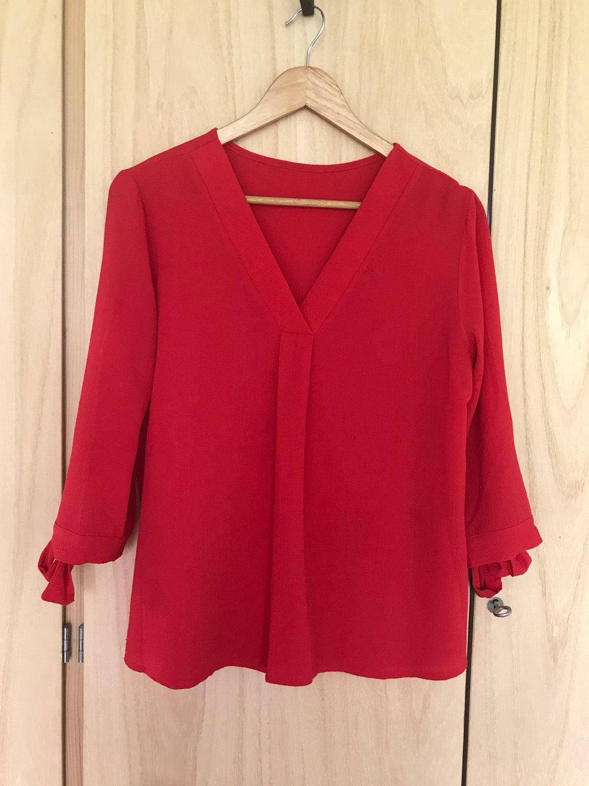 Rode blouse maat 36, Ophalen, Zo goed als nieuw, Maat 36 (S), Rood