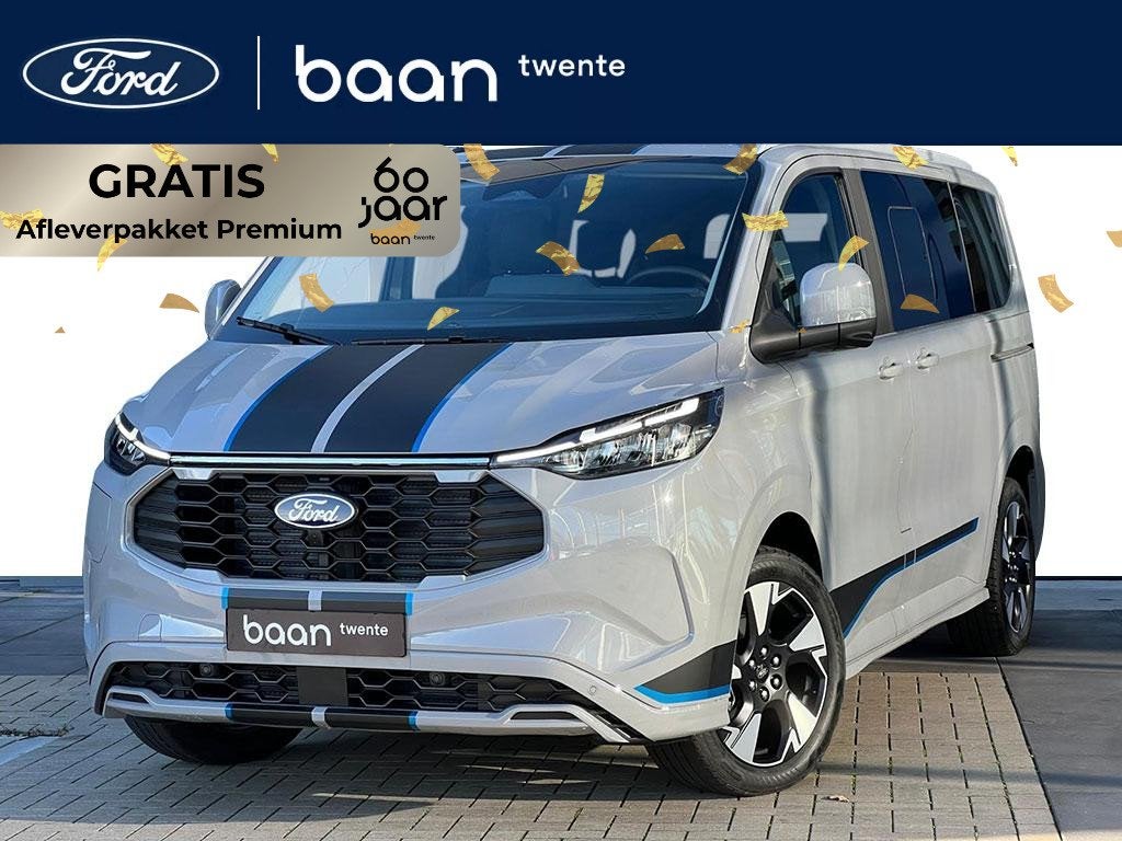 Ford Tourneo Custom PHEV 233PK SPORT L1 | 8 Persoons | Panor, Auto's, Ford, 12 maanden, Gebruikt, Plug-in hybride, Bedrijf