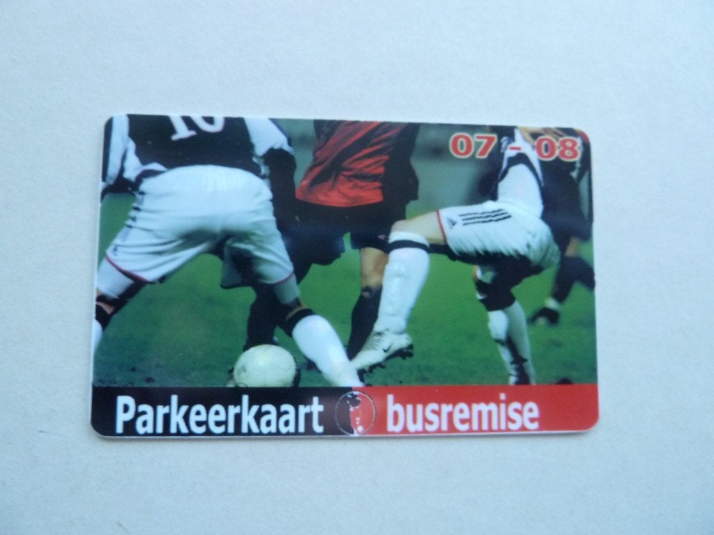 Parkeerkaart. busremise Helmond Sport  2007/2008, Verzamelen, Ophalen of Verzenden, Zo goed als nieuw, Overige binnenlandse clubs