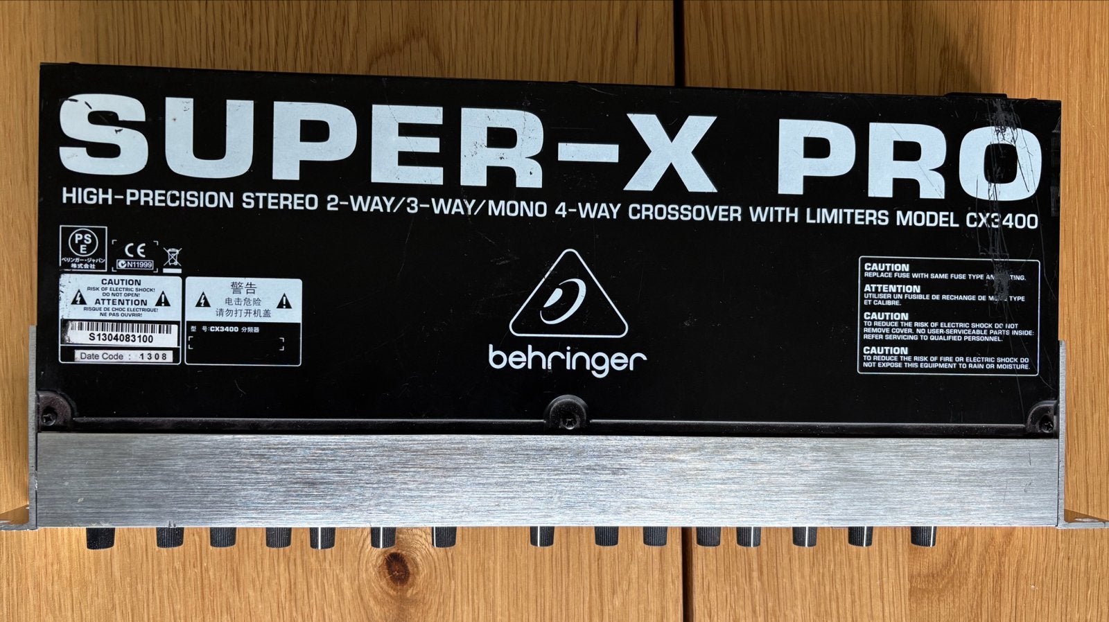 Behringer CX3400 Super-X Pro Crossover - Cosmetische schade, Ophalen of Verzenden, Gebruikt, Overige typen