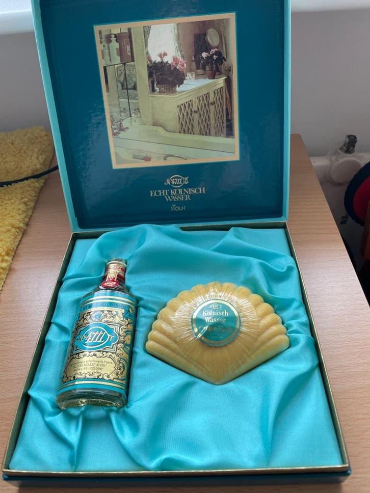 Vintage originele geschenkverpakking 4711, Ophalen of Verzenden, Nieuw, Overige typen, Gevuld