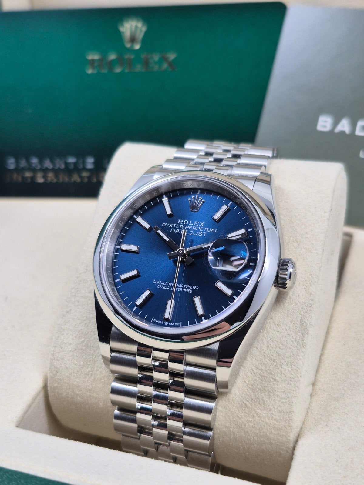 Rolex Datejust 36 126200 | 2026 | Full Set | Zeer nette staa, Sieraden, Tassen en Uiterlijk, Ophalen of Verzenden, Zo goed als nieuw