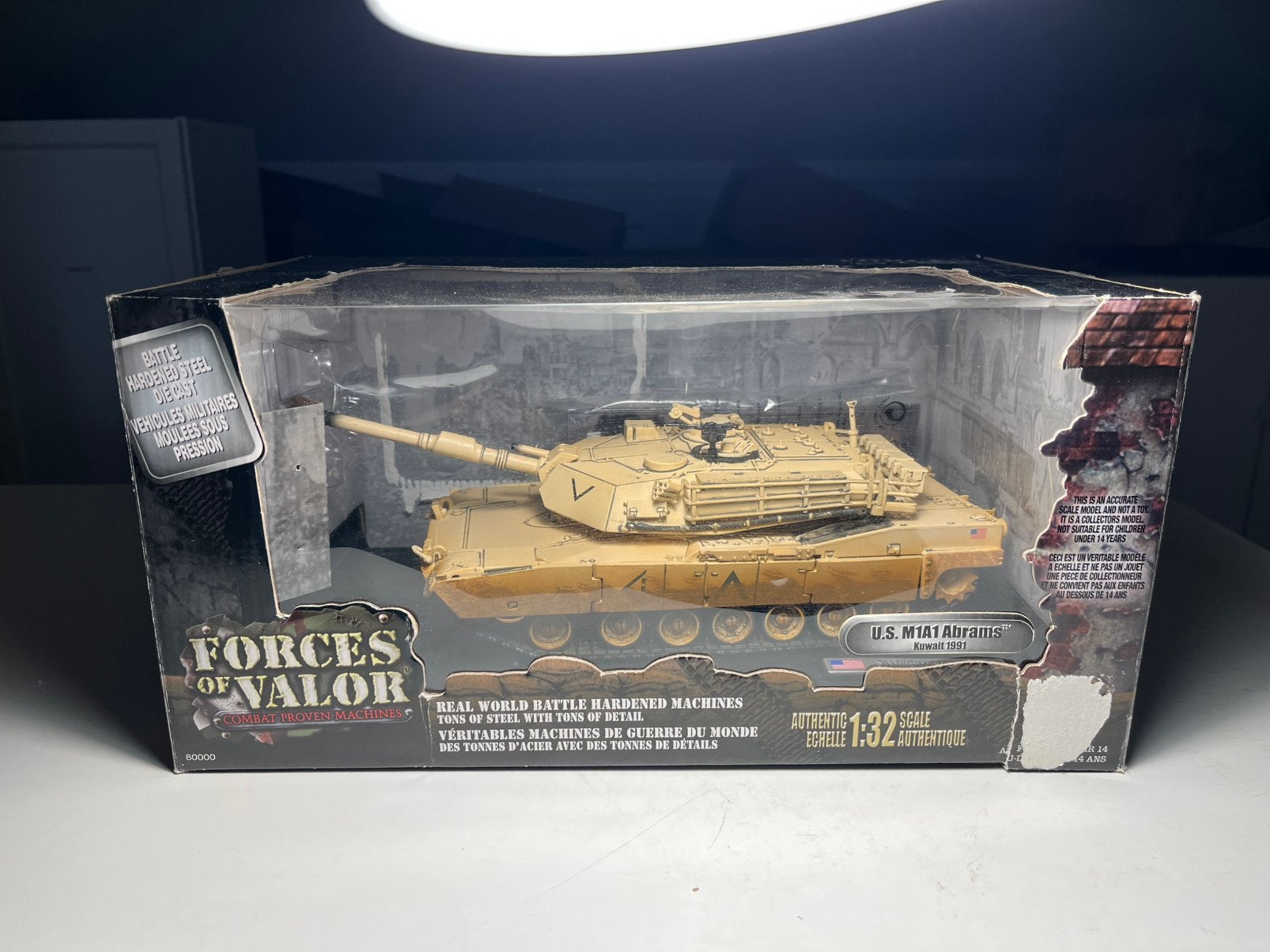 Forces of Valor - US M1A1 Abrams Kuwait 1991 - Schaal 1:32, Ophalen of Verzenden, Zo goed als nieuw, Overige typen, Overige merken