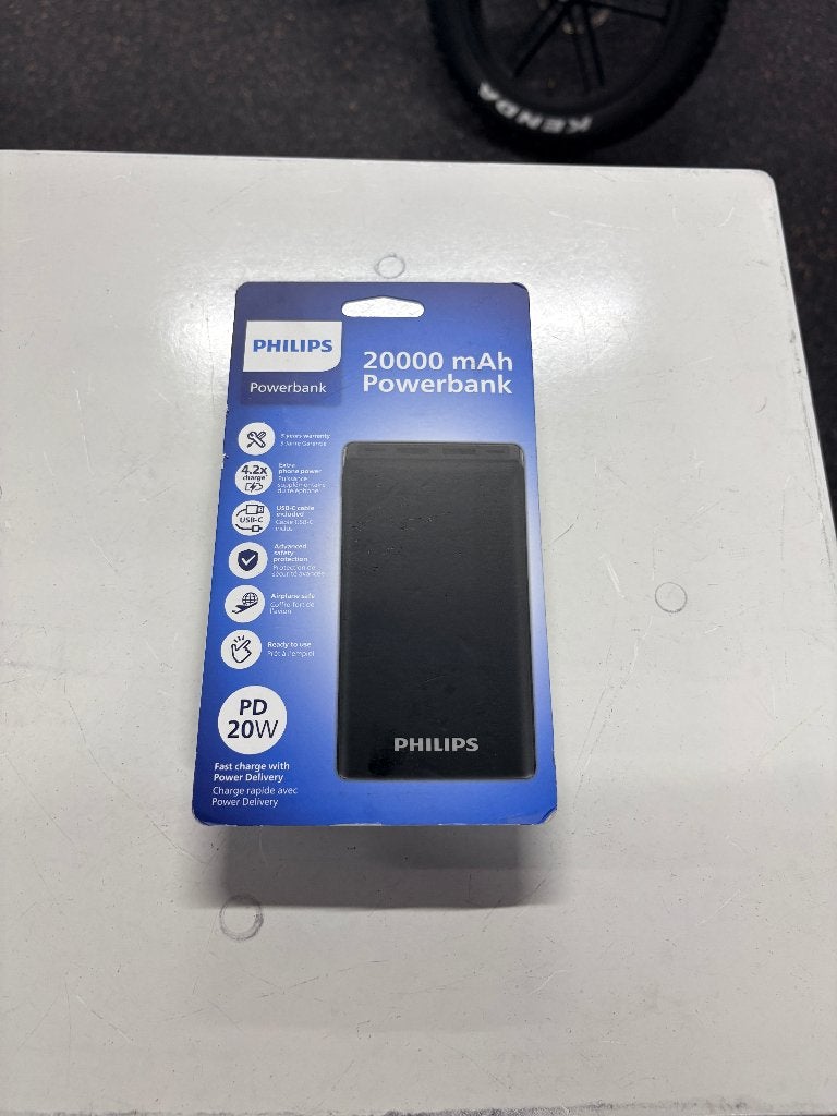 Philips Powerbank 20.000 mAh 20W Fast | NIEUW, ., Nieuw, Ophalen of Verzenden, .