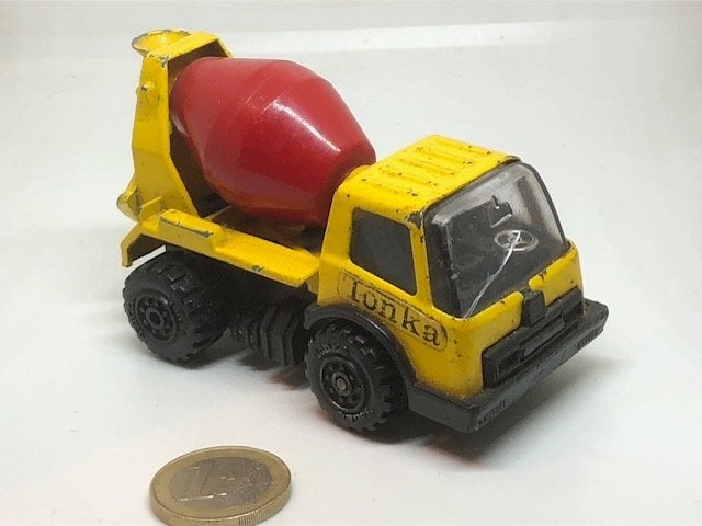 Betonwagen Geel, Tonka, Ophalen of Verzenden, Gebruikt, Bus of Vrachtwagen