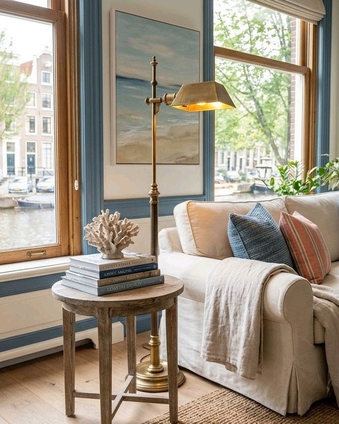Eichholtz Charlene Vloerlamp - Klassiek Messing Design, Ophalen, Zo goed als nieuw, Metaal, 150 tot 200 cm