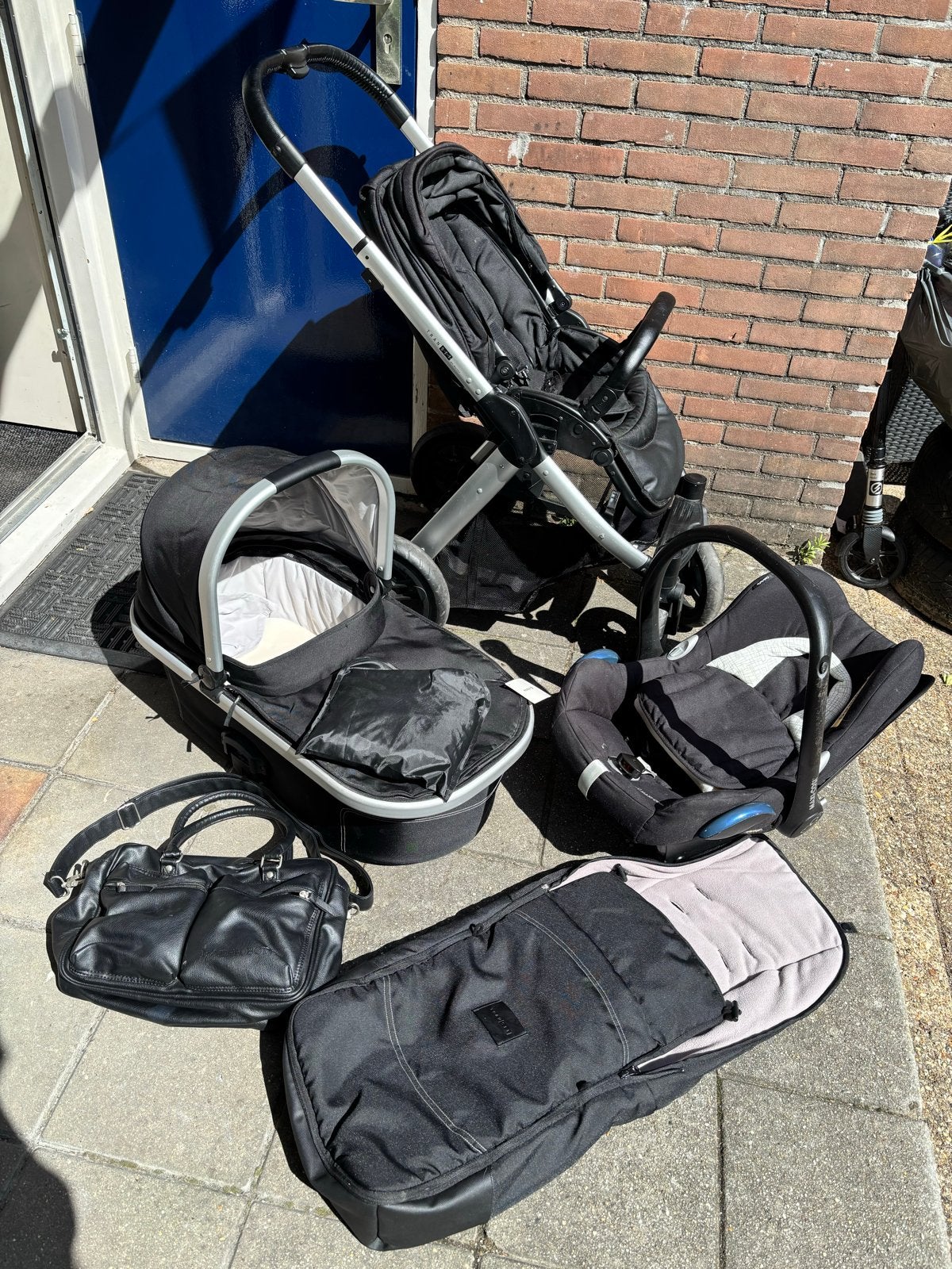 Complete mutsy transit kinderwagen met Maxi-Cosi en reiswieg, Overige merken, Gebruikt, Ophalen of Verzenden, Combiwagen