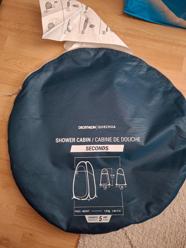 Decathlon Quechua Douchecabine - Seconds, Caravans en Kamperen, Tenten, Ophalen of Verzenden, Zo goed als nieuw