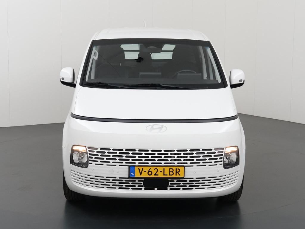 Hyundai Staria 1.6 T-GDI | AUT. | HEV | HYBRIDE | BENZINE |, Stof, Gebruikt, 4 cilinders, Wit