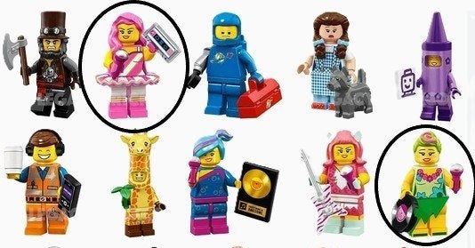 2x  The Lego Movie 2 minifiguren – Wizard of Oz - 71023, Compleet, Lego, Ophalen of Verzenden, Zo goed als nieuw