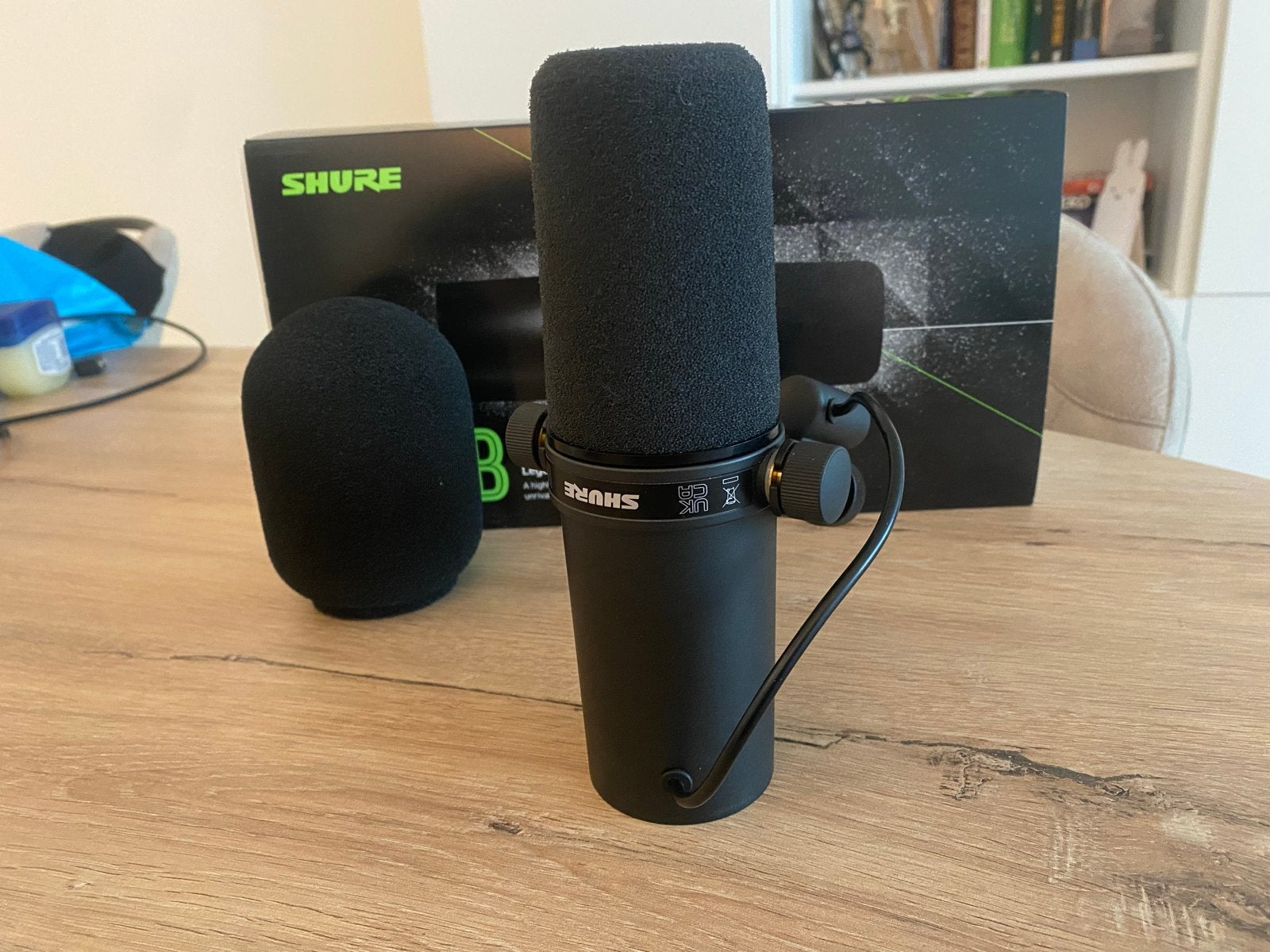 Shure SM7B Studiomicrofoon - Zo goed als nieuw, Muziek en Instrumenten, Ophalen of Verzenden, Zo goed als nieuw, Studiomicrofoon