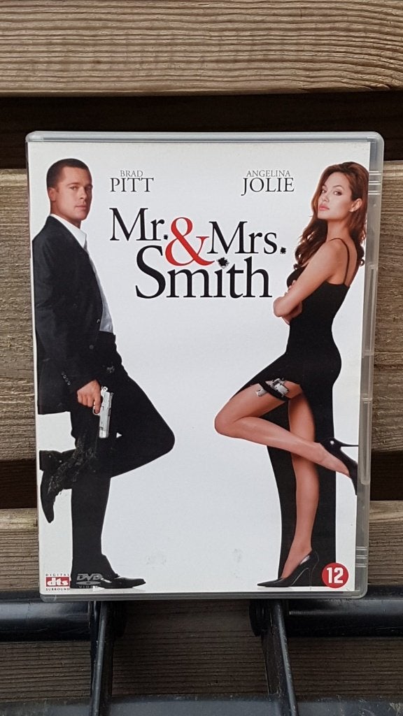 Mr and Mrs Smith met Brad Pitt en Angelina Jolie., Vanaf 12 jaar, Ophalen of Verzenden, Zo goed als nieuw