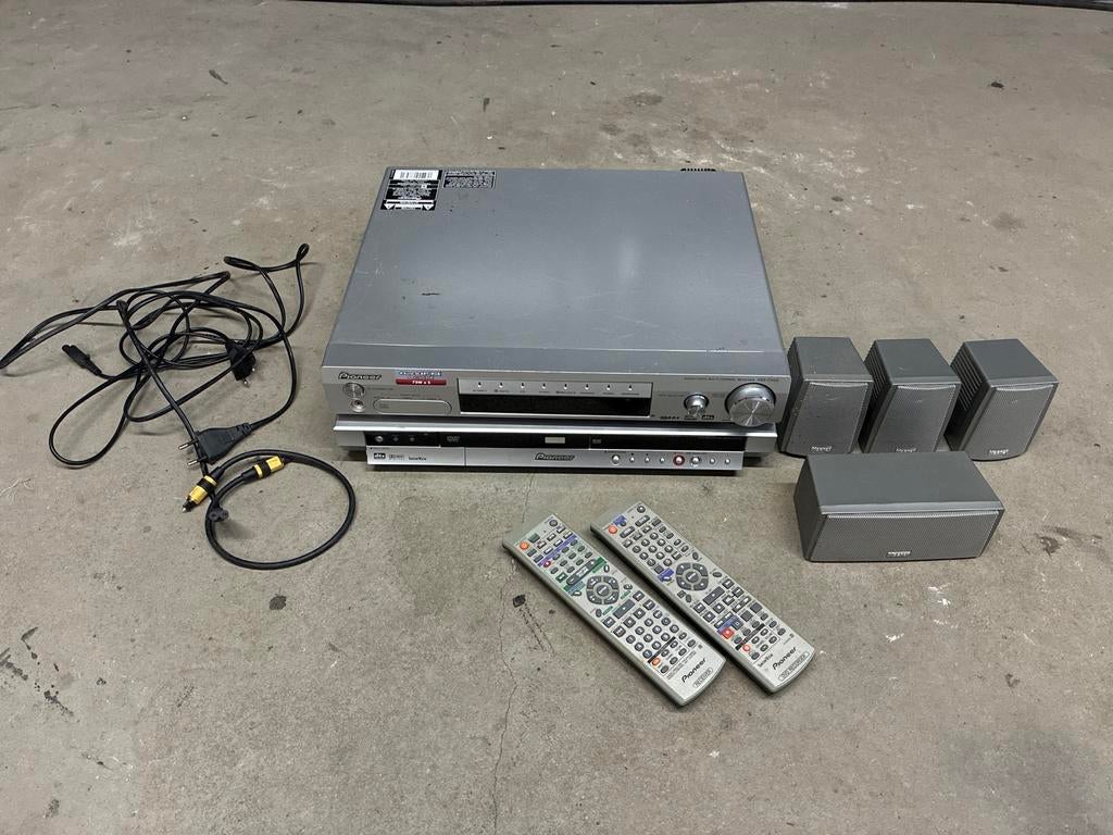 Pioneer Home Cinema Set met DVD-speler en 5.1 Luidsprekers, Audio, Tv en Foto, Home Cinema-sets, Ophalen, Gebruikt, Pioneer, 5.1-systeem