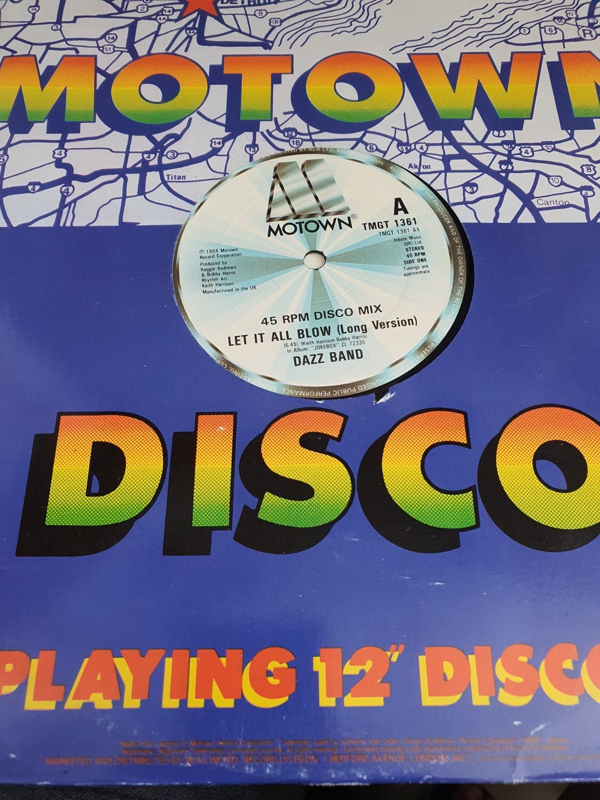 Maxisingle vinyl DAZZ BAND, Let it All Blow, Ophalen of Verzenden, Gebruikt, 12 inch, Disco