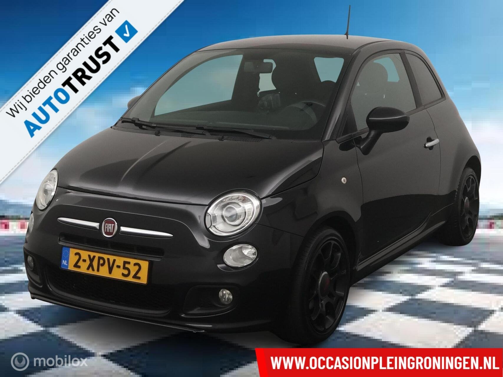 Fiat 500 0.9 TwinAir Turbo 500S, Auto's, Voorwielaandrijving, Gebruikt, Bedrijf, Handgeschakeld