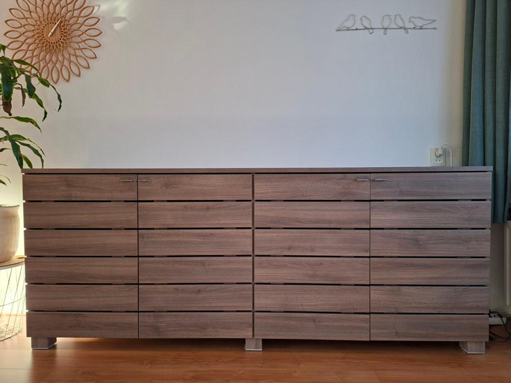 Mooi dressoir te koop, Ophalen, Gebruikt, 25 tot 50 cm, 200 cm of meer