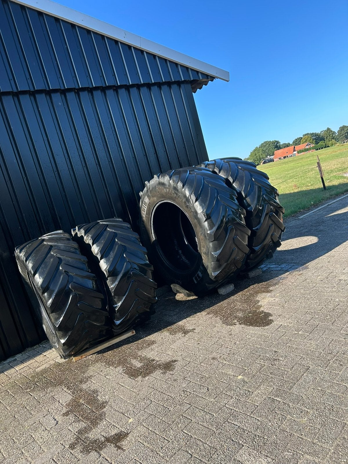 Nette Michelin multbib set 650/65/R38 + 540/65/R28, Zakelijke goederen, Agrarisch | Onderdelen | Banden, Velgen en Assen, Ophalen