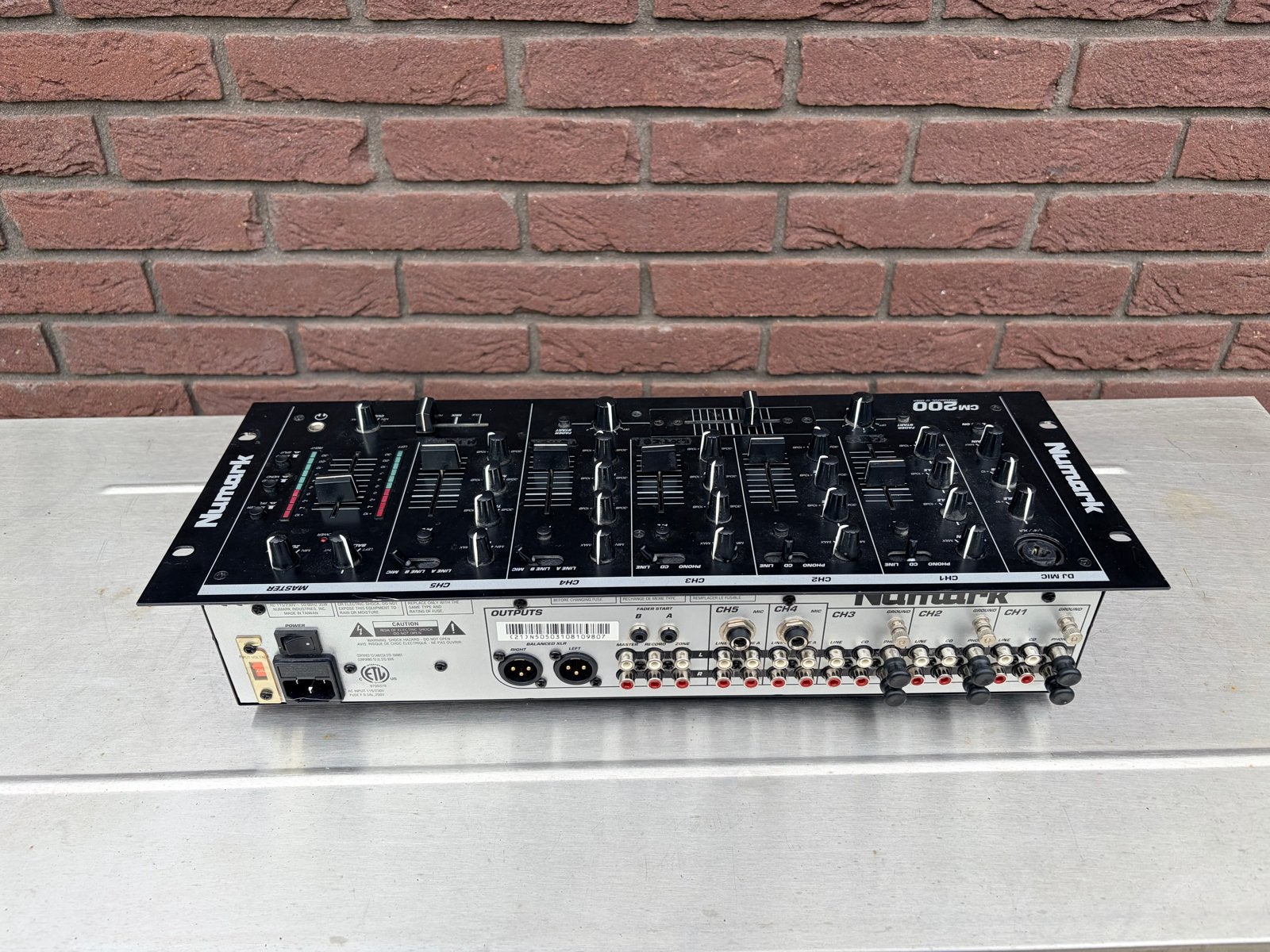 Numark CM200 professional 19” mixer, Ophalen of Verzenden, Gebruikt, Dj-set, Numark