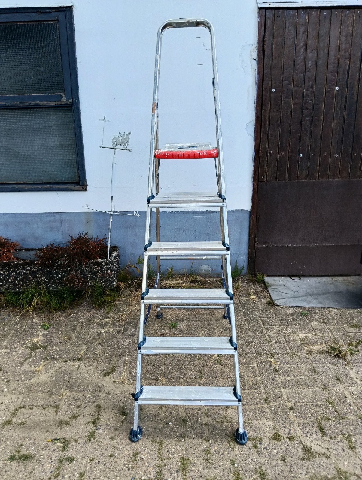 Altrex huishoudtrap met 6 treden, Ophalen, Gebruikt, Trap, Opvouwbaar of Inschuifbaar