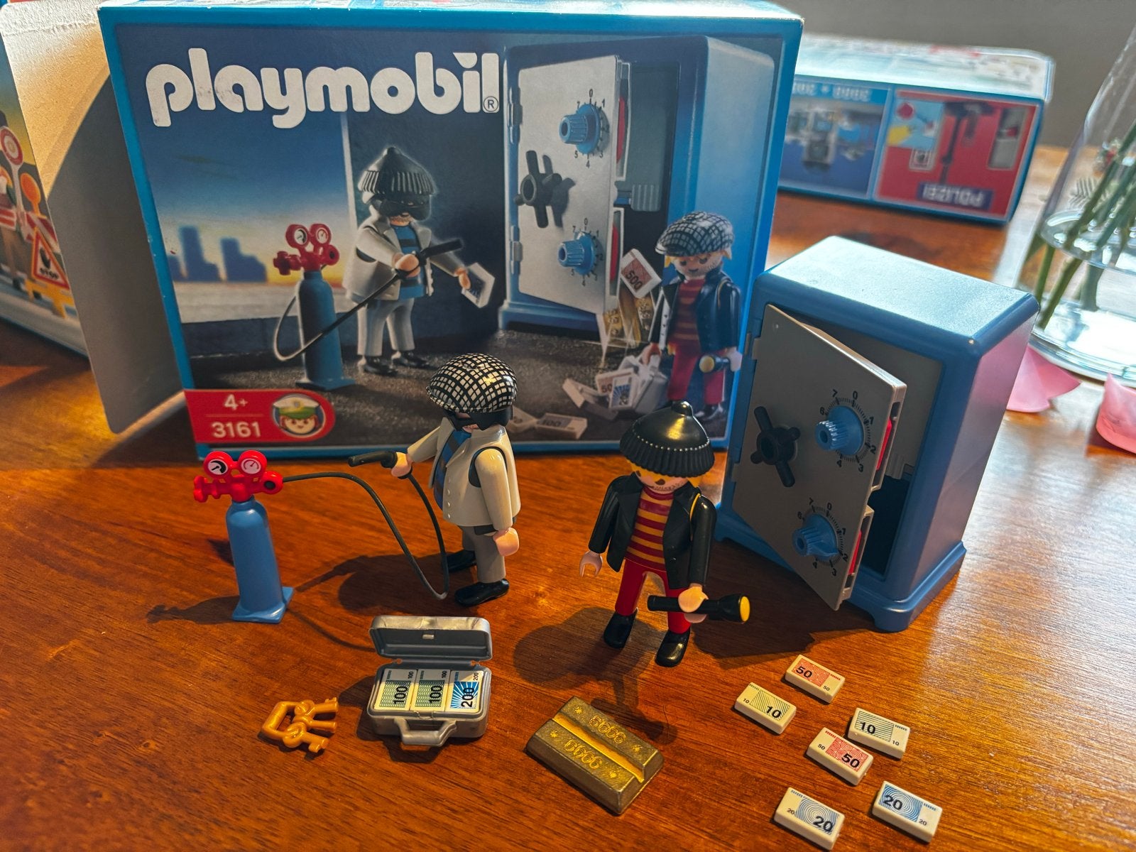 Playmobil 3161 Kluis met dieven - Zo goed als nieuw, Complete set, Ophalen of Verzenden, Zo goed als nieuw, City action