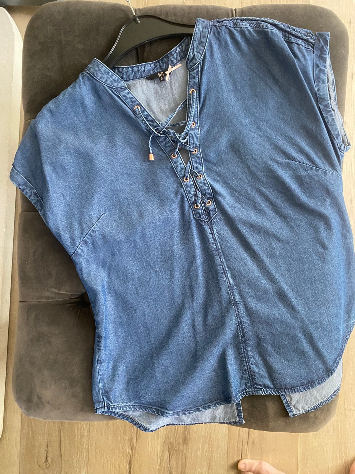 Damesblouse/top   DEPT 36, Ophalen of Verzenden, Zo goed als nieuw, Maat 36 (S), Blauw